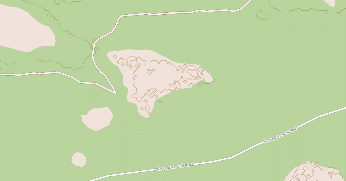 Map preview of USFS National Forest System Roads {D3D026DA-DF0B-4184-9519-F439BD32C12B}