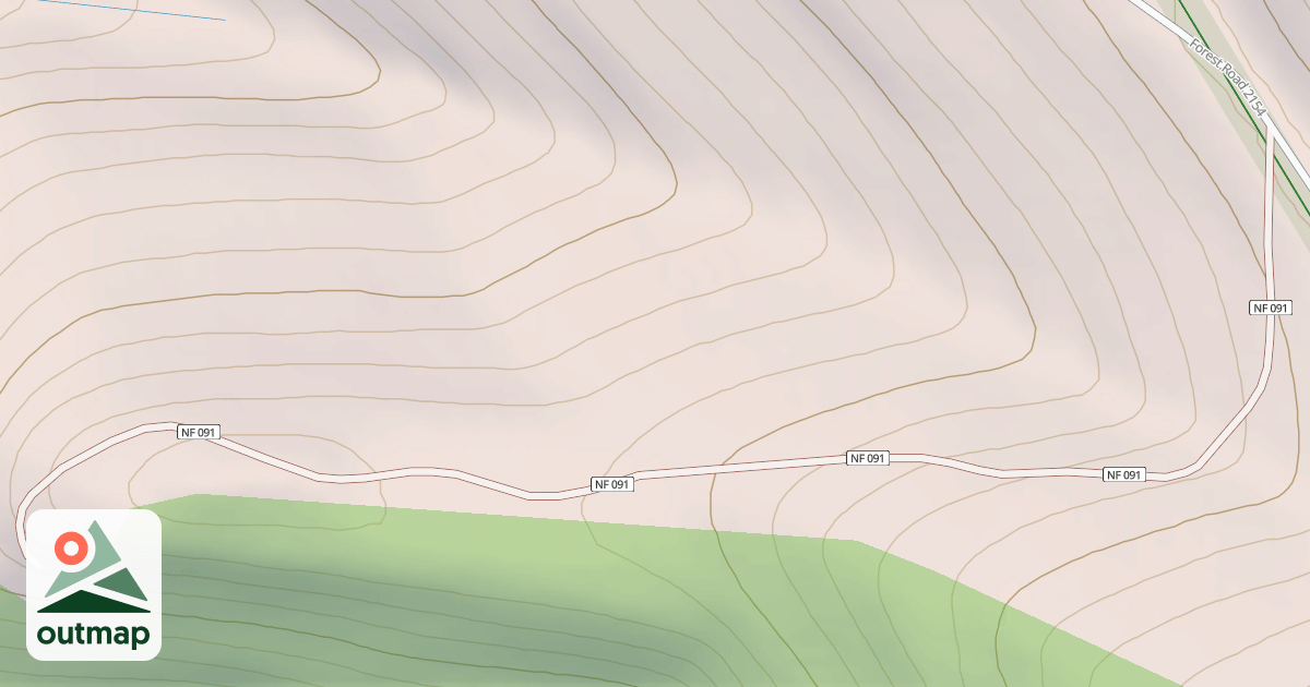 Map of - CALAPOOYA RIDGE T.S.