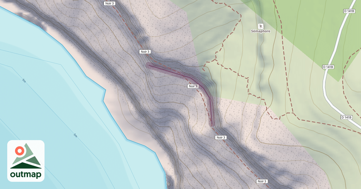 Map of Cirque du 14 juillet