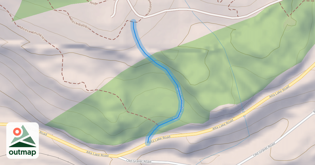 Map of Lower Sproatt Trail