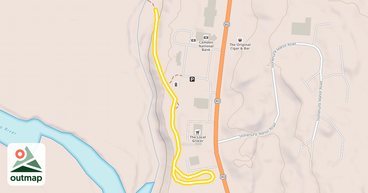 Map of Stonehurst Trail
