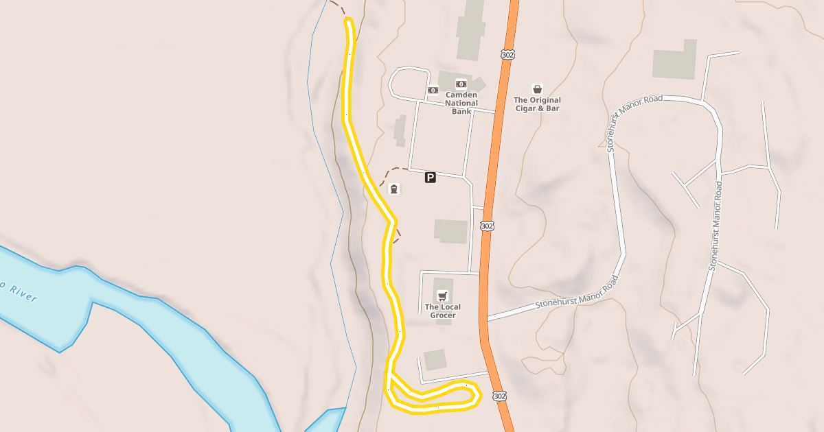 Map preview of Stonehurst Trail