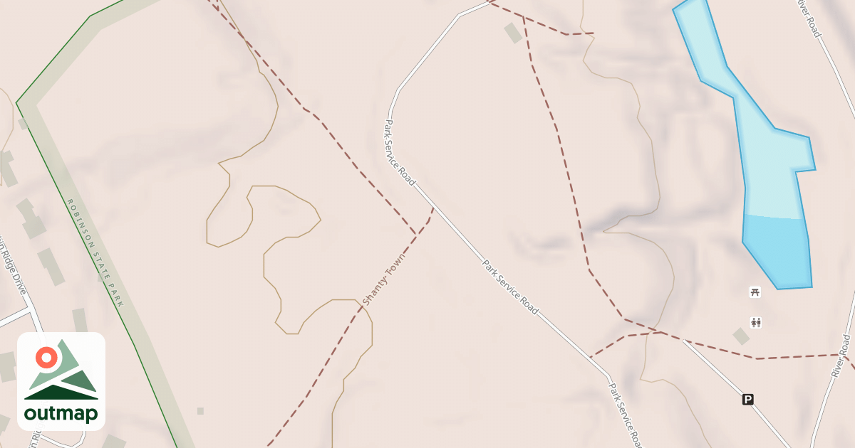 Map of White Trail