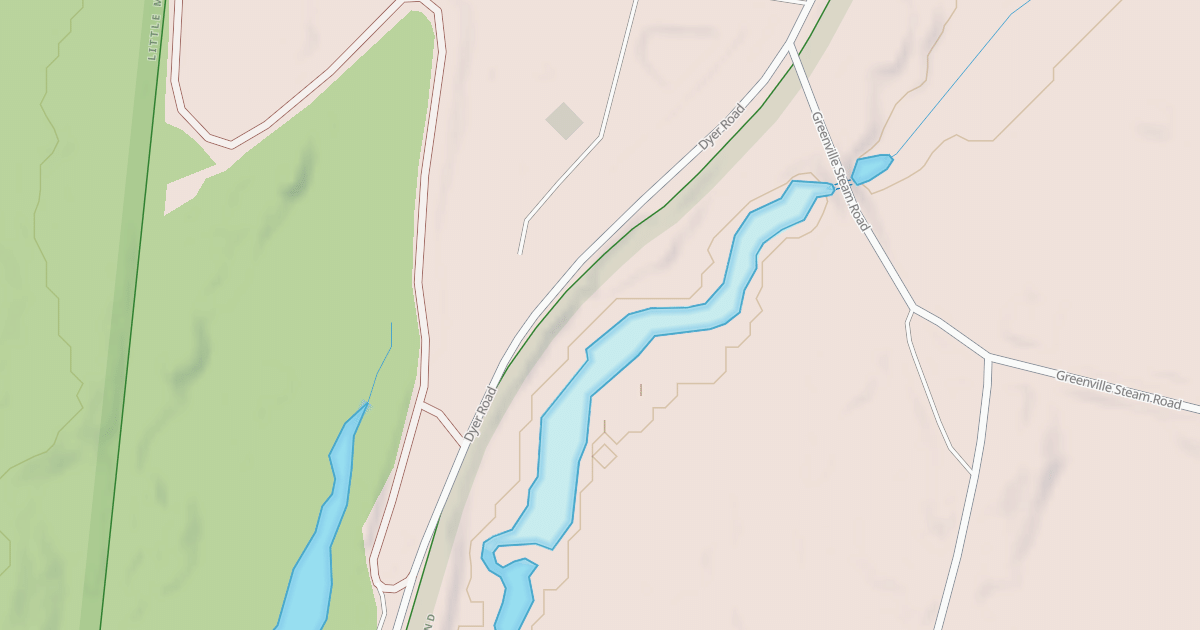 Map preview of Greenville Access Route