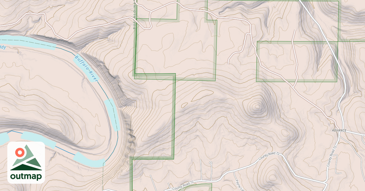 Map of PERRY KNOB