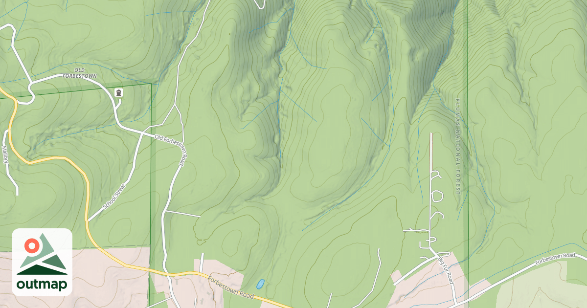 Map of MOSQUITO GULCH