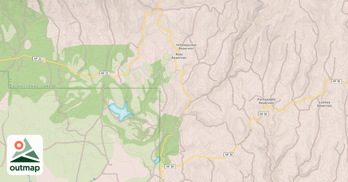 Map of USFS Motor Vehicle Use Map Roads {7B5EE6B1-6122-4AAC-A188-42AE340CC911}