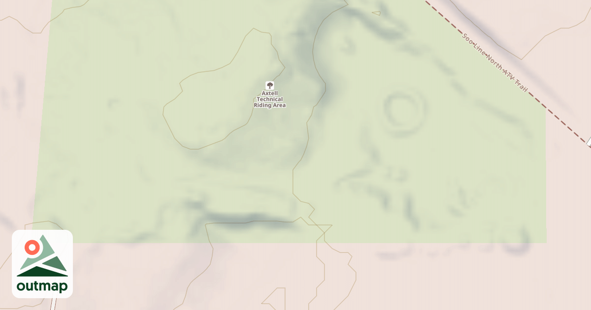 Map of Axtell Technical Riding Area