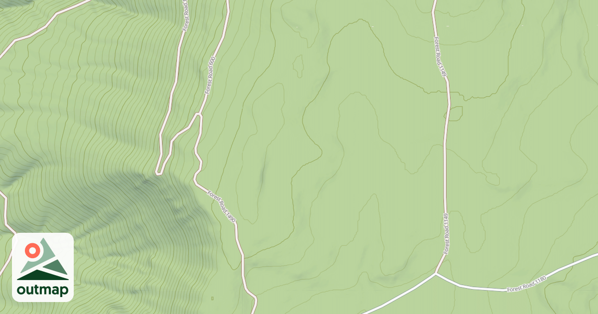 Map of USFS Motor Vehicle Use Map Roads {5DC9D573-98C7-4919-8D45-471DC6C4E788}