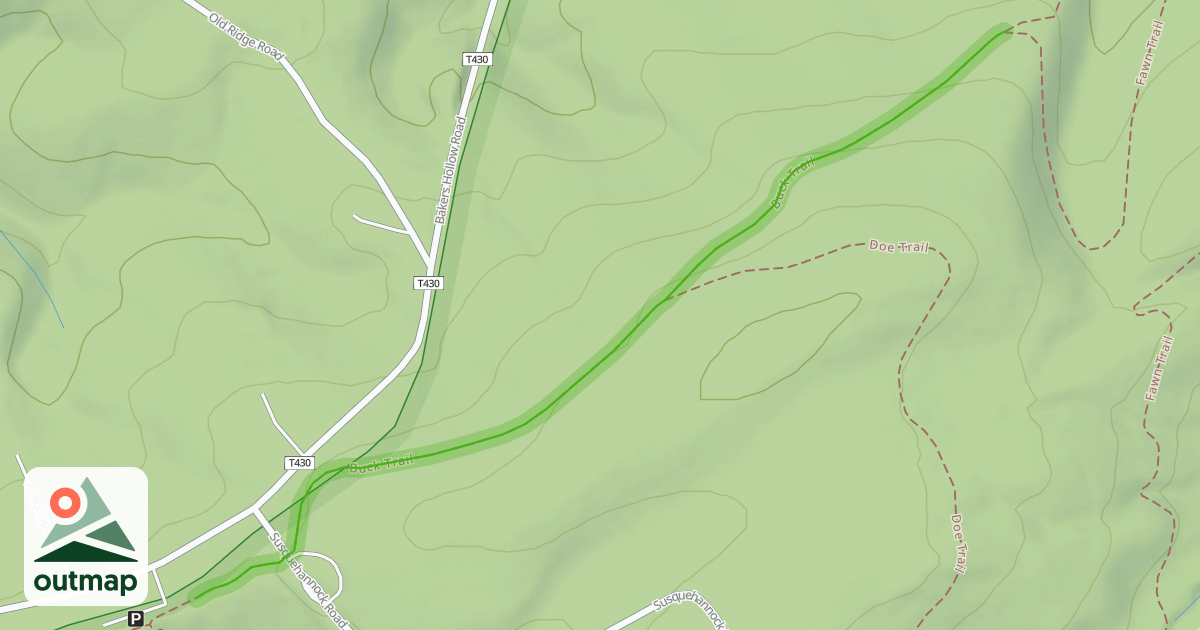 Map of Buck Trail