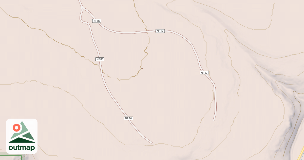Map of USFS Motor Vehicle Use Map Roads {0396DD04-65C4-414F-A01B-9B2A3DA396F6}