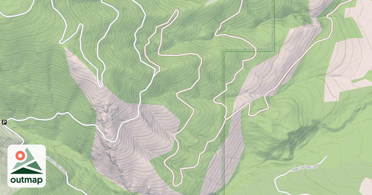 Map of (FDR) GASH-SWEATHOUSE FACE