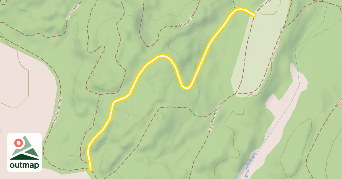 Map of Woodchuck Trail