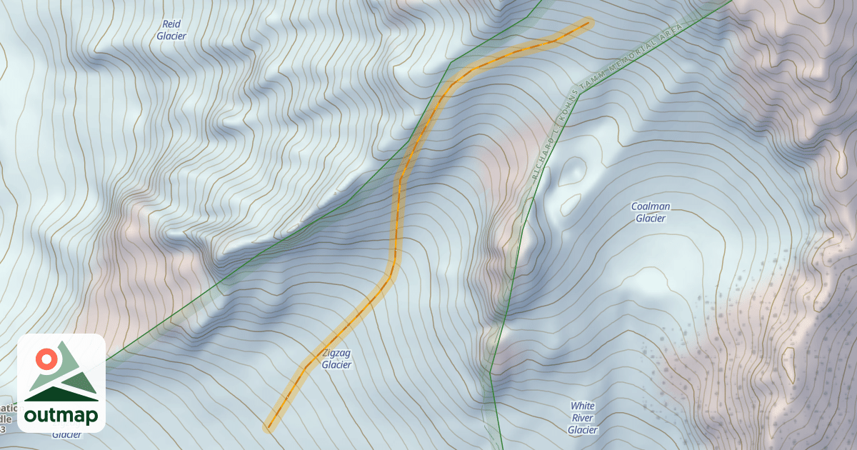 Map of West Crater Rim