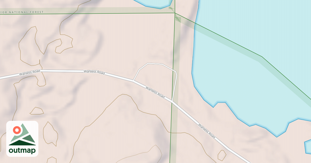 Map of DUMBBELL LAKE BOAT LANDING