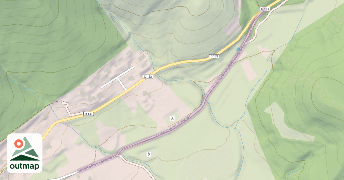 Map of Chemin de la Gourgasse