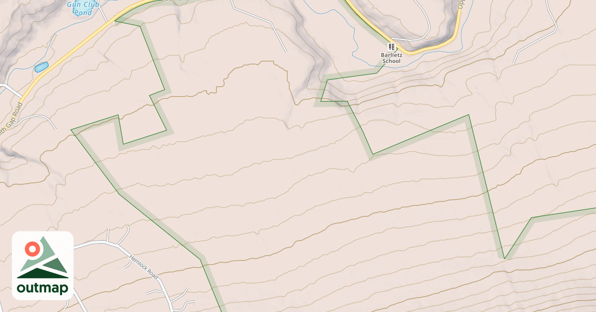 Map of Alpine Racetrack Trail