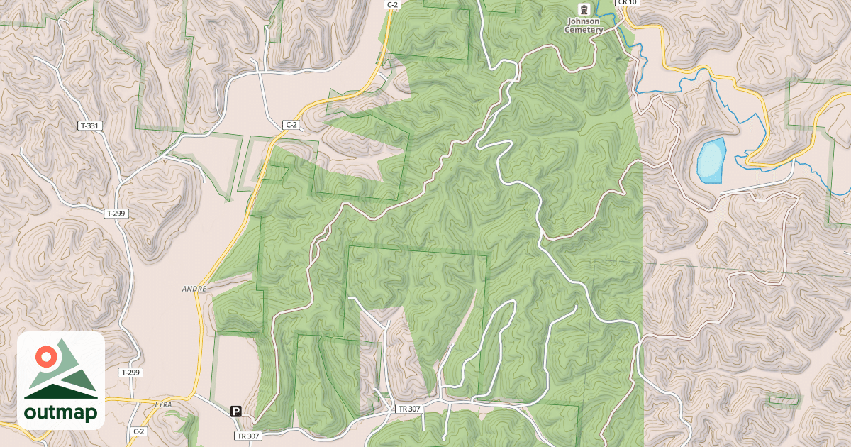 Map of LYRA TRAIL
