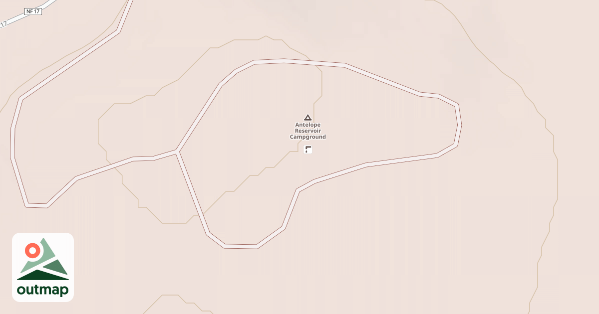 Map of ANTELOPE CAMPGROUND MAIN LOOP