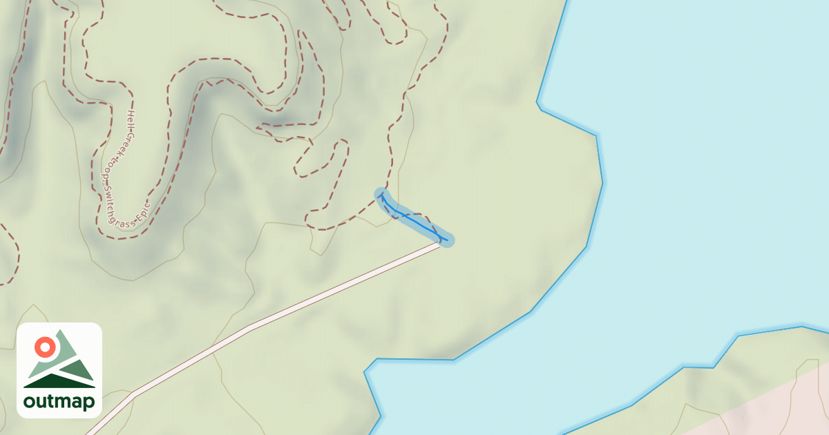 Map of Road Spur Cutoff