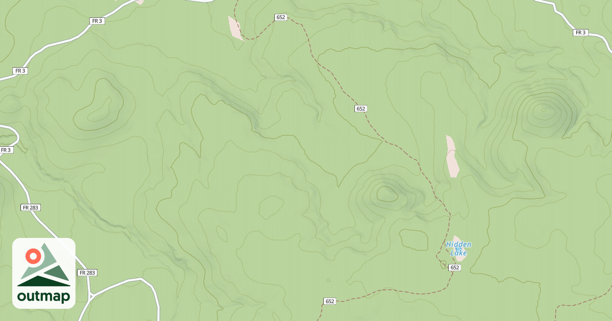 Map of DOYLE SPUR