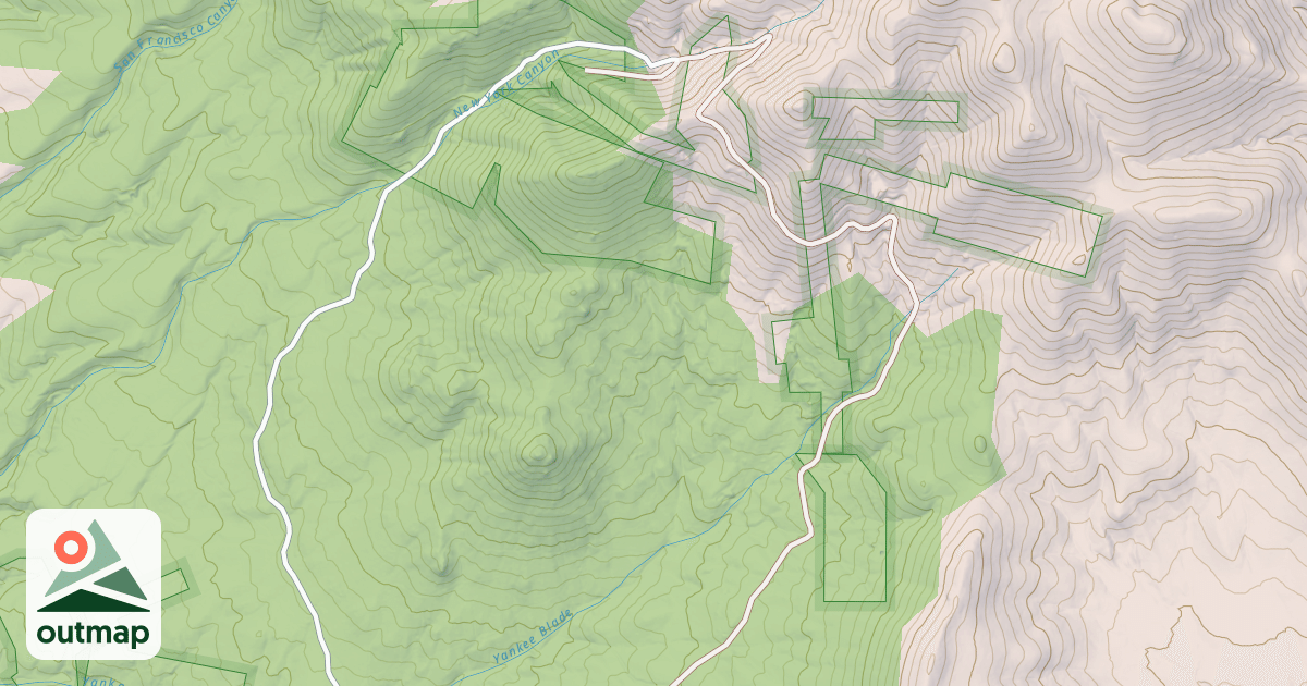 Map of YANKEE BLADE LOOP