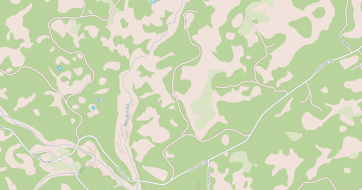 Map preview of USFS Motor Vehicle Use Map Roads {FEC21183-0110-404F-B9F6-80B170F10E5E}