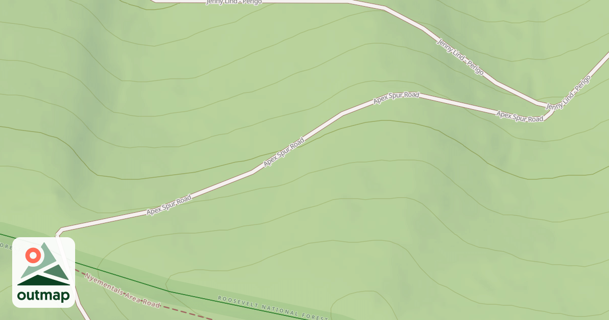 Map of APEX SPUR