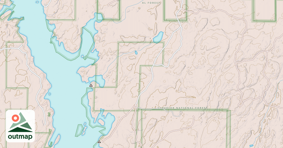 Map of BIRCH LAKE ACCESS