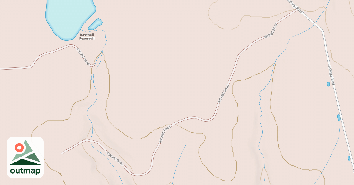 Map of CROWDER FLAT SPUR