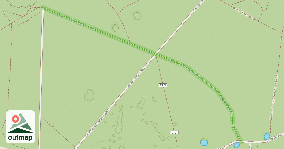 Map of Chemin de la Gueule Noire