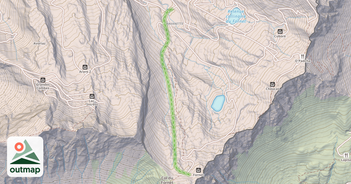 Map of Snowcross Marmottes