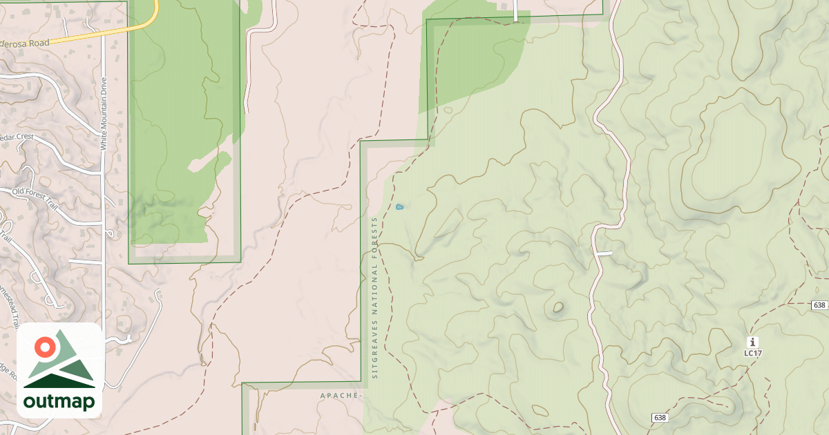 Map of USFS National Forest System Roads {2EEAA342-EDAB-485E-A4F0-28F88E0E008E}