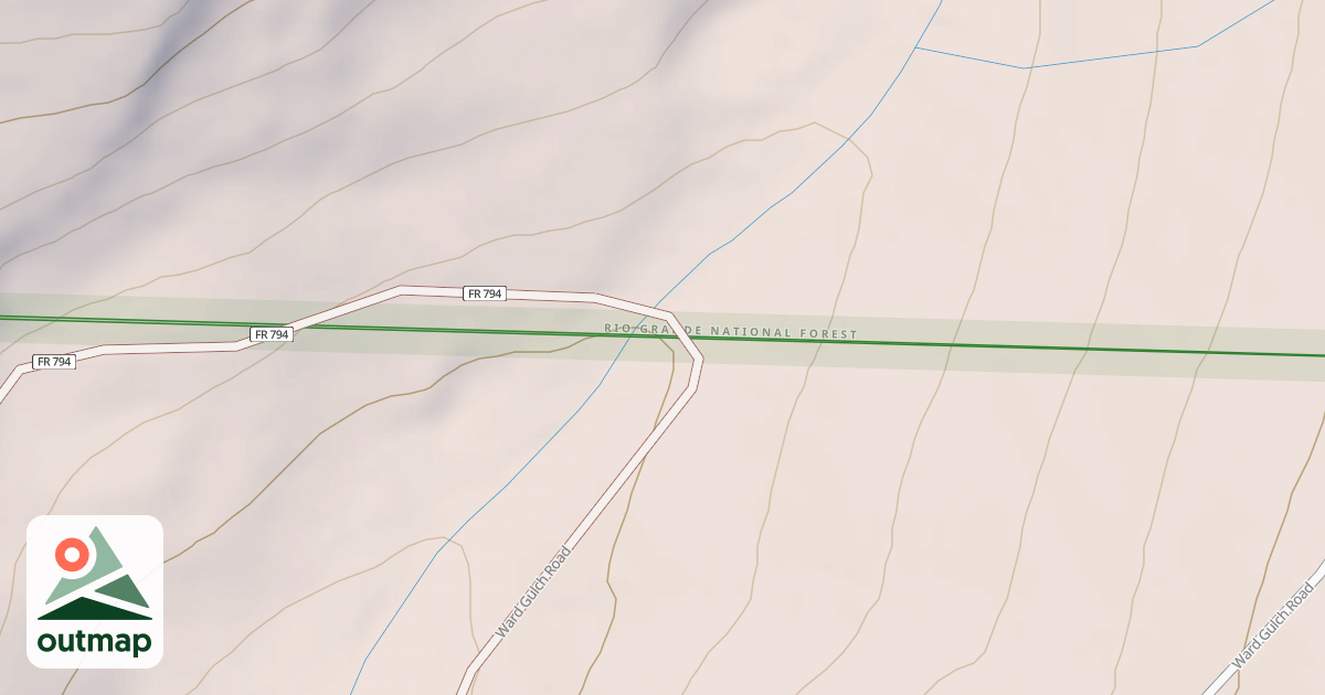 Map of BLM National GTLF Public Motorized Roads 06883387-4c3d-4bfb-a512-463393b253aa