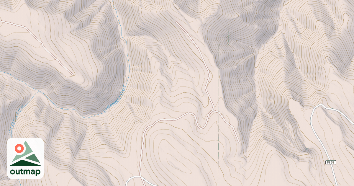 Map of USFS National Forest System Roads {67C12346-4FC1-46BD-A95F-33609B7C85C9}