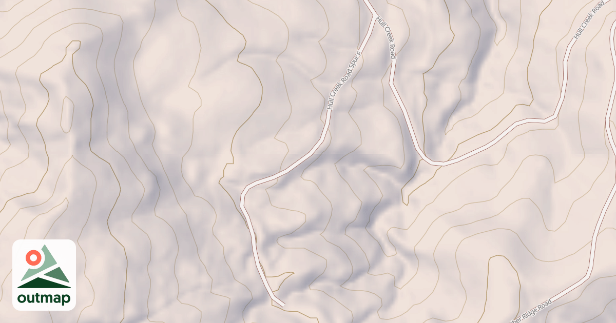Map of HULL CREEK SPUR F