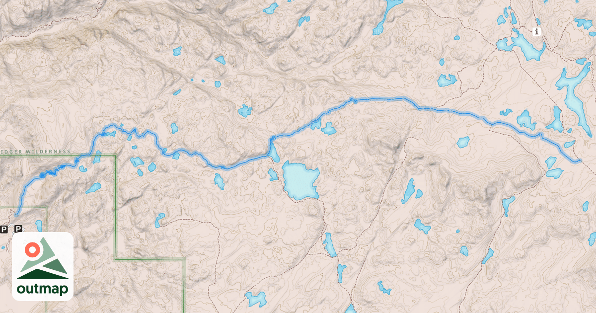 Map of Scab Creek Trail