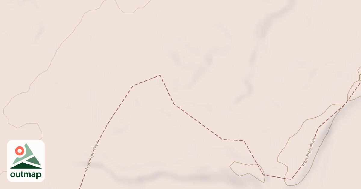 Map of Straight Arrows Trail