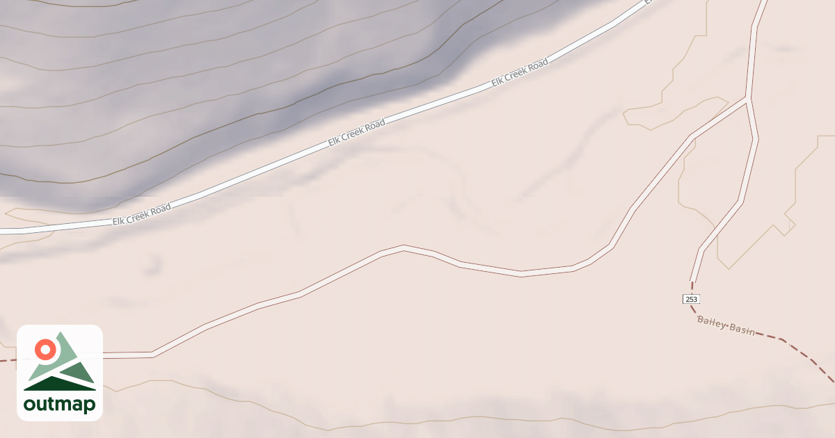 Map of BAILY BASIN DISPERSED A
