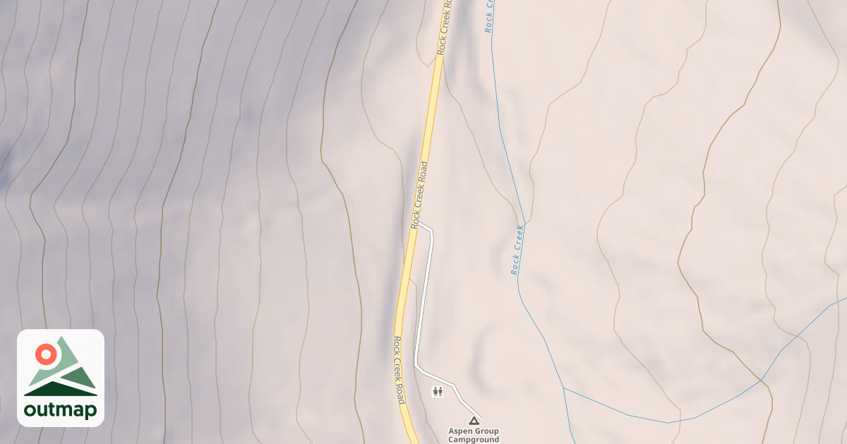 Map of ASPEN (ROCK CREEK) CG
