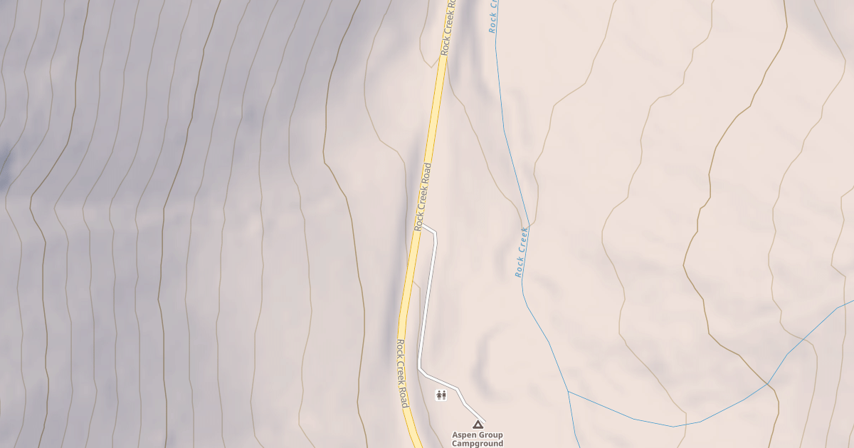 Map preview of ASPEN (ROCK CREEK) CG