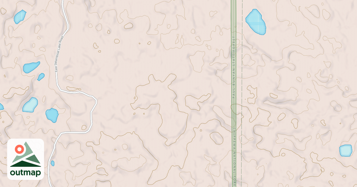Map of Martineau Recreational Trails