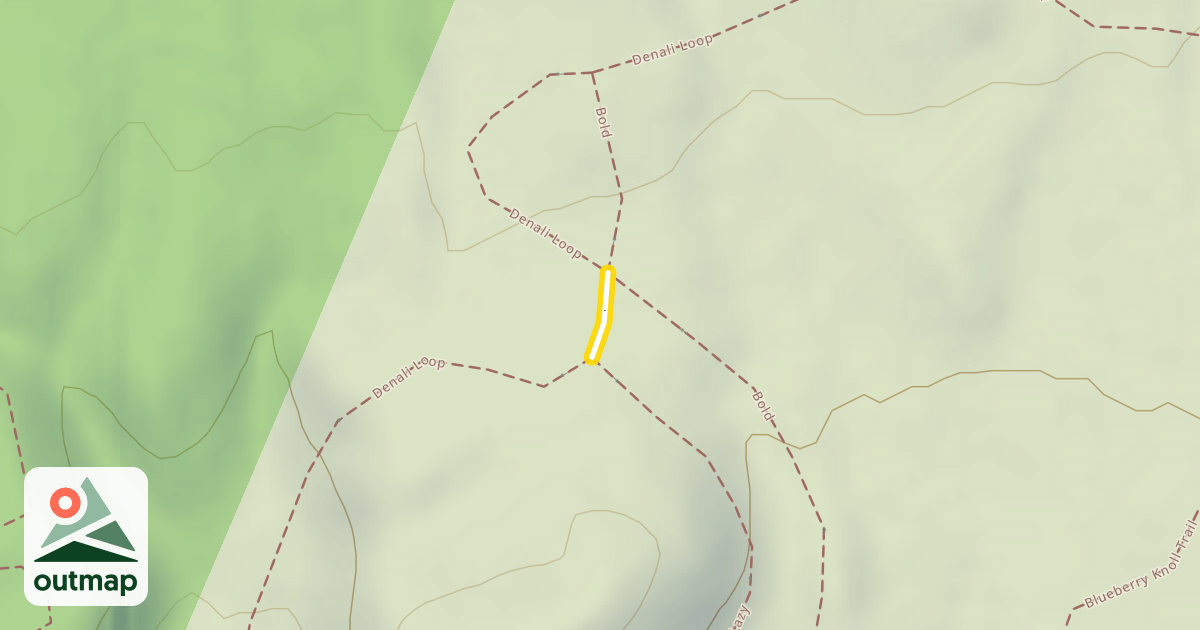 Map of Denali Loop