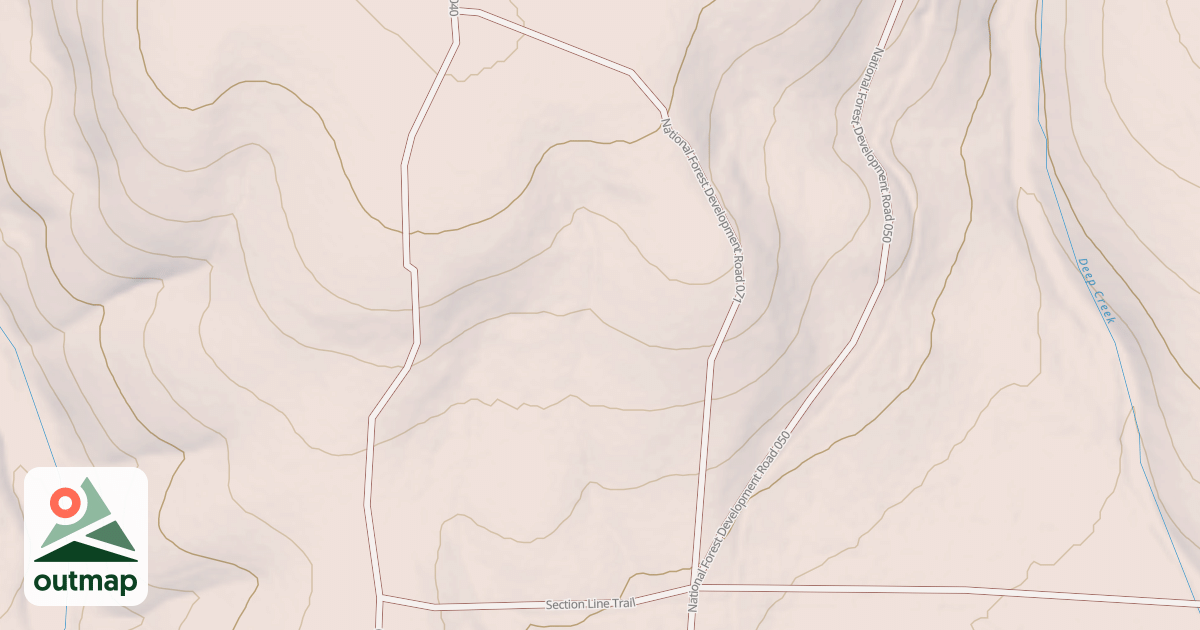 Map of USFS Motor Vehicle Use Map Roads {E0246700-44E9-41FD-A829-50F2F449E59D}