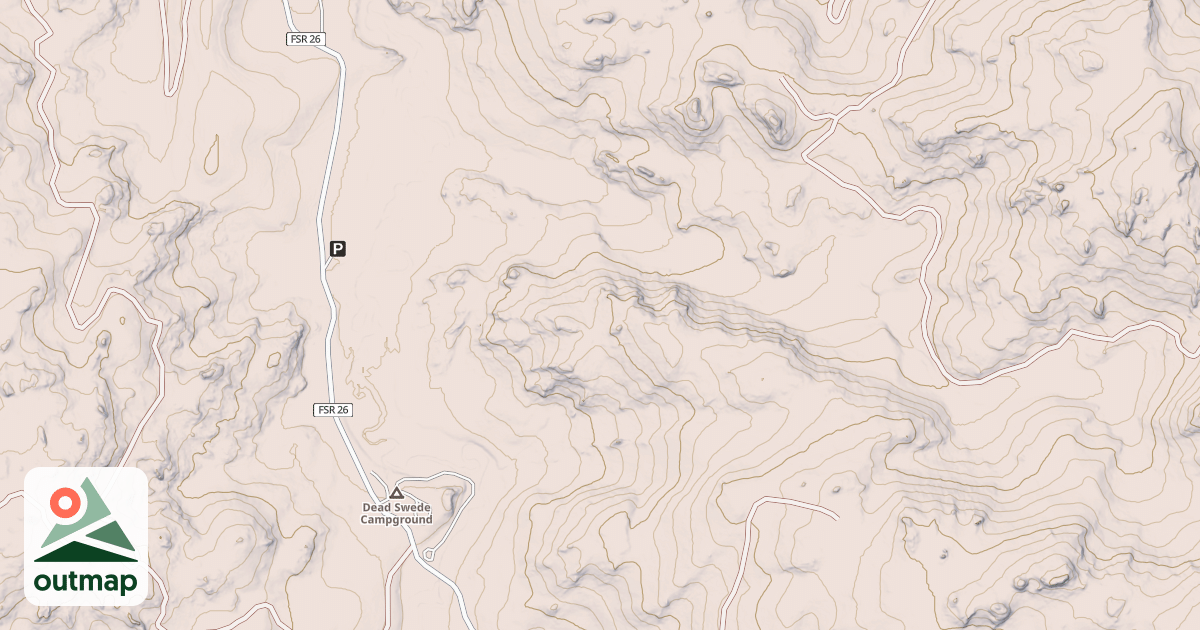 Map of Bonanza Dead Swede