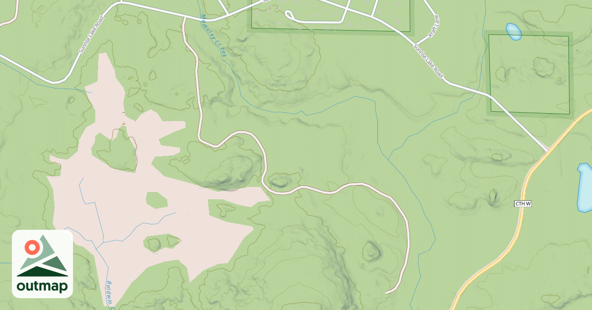 Map of EAST SUNRISE ROAD