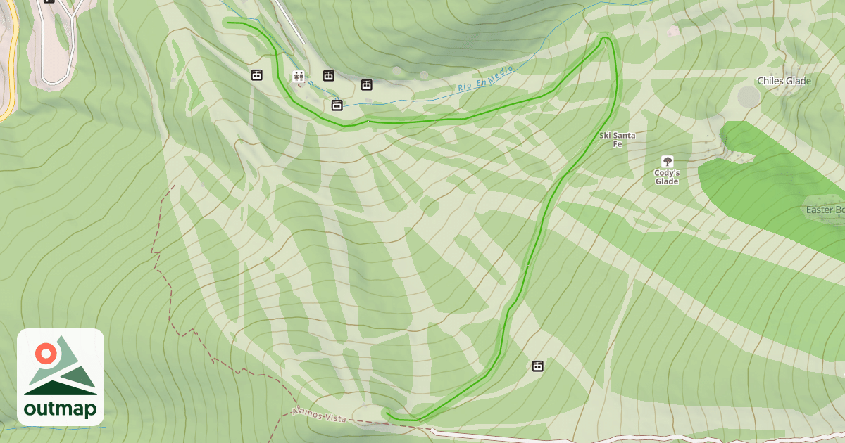 Map of Santa Fe Trail
