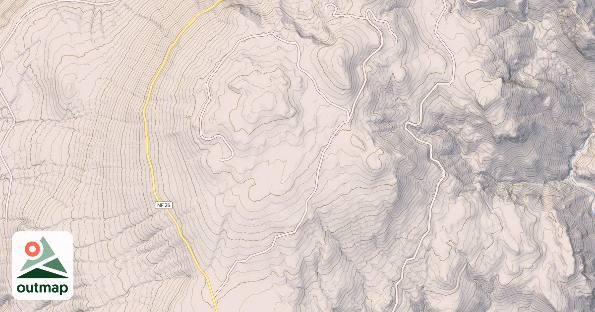 Map of CLEAR CR RIDGE