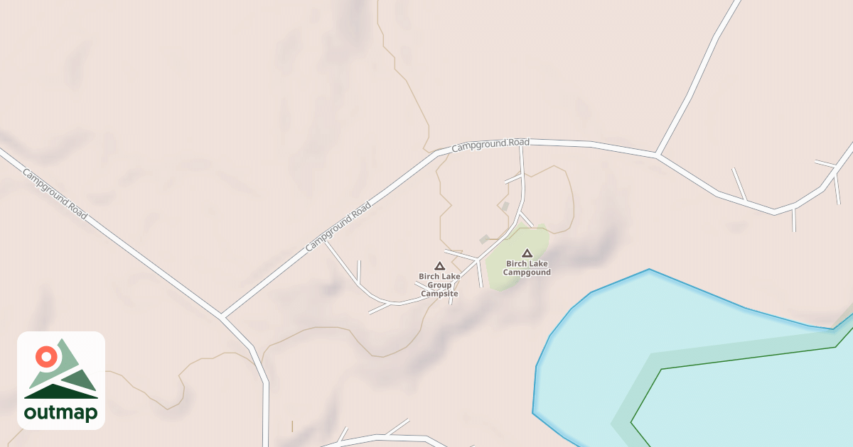 Map of BIRCH LAKE CMPGR SPUR BA