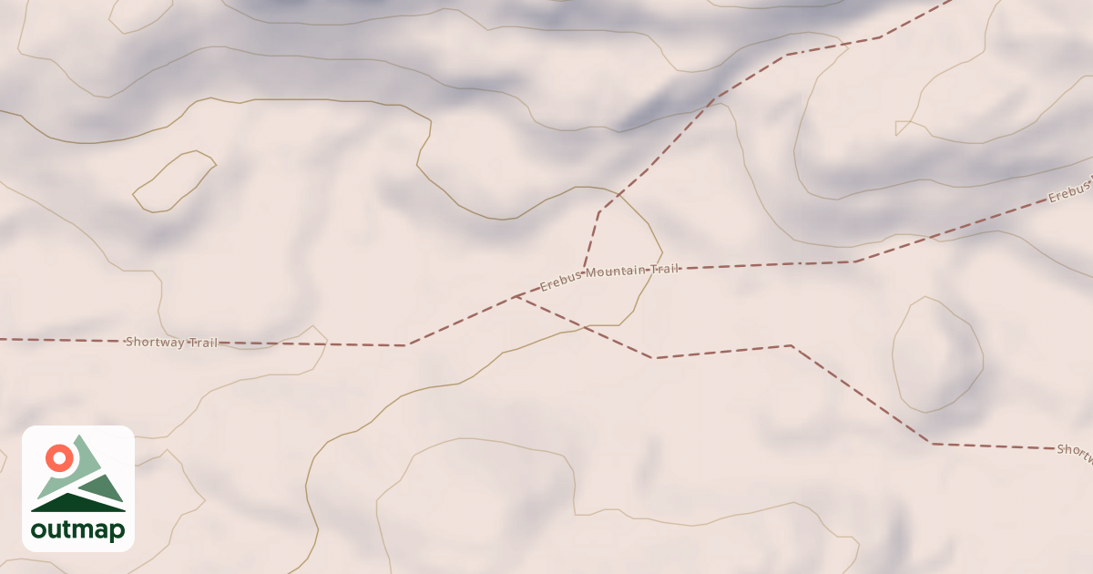 Map of Red Rock Bay Trail